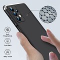 For Samsung Galaxy A23 GKK Three Stage Splicing Full Coverage PC Phone Case(Black Silver)