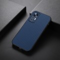 For Xiaomi Mi 12 Lite Accurate Hole Carbon Fiber Texture Shockproof Case(Blue)