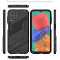 For Samsung Galaxy M33 5G India Punk Armor 2 in 1 PC + TPU Shockproof Phone Case with Invisible Hold