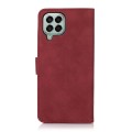For Samsung Galaxy M33 5G KHAZNEH Matte Texture Leather Phone Case(Red)