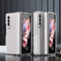 For Samsung Galaxy Z Fold3 5G 360 Full Body Hinge Flip Phone Case(Transparent)