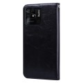 For Xiaomi Redmi 10C Oil Wax Texture Leather Phone Case(Black)