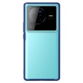 For vivo X80 Four-corner Shockproof TPU + PC Phone Case(Blue)