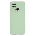 For Xiaomi Redmi 10C 4G Global Pure Color Liquid Silicone Shockproof Full Coverage Phone Case(Green)