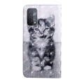 For OPPO A54 5G / A74 5G 3D Painted Pattern Leather Phone Case(Smile Cat)