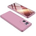 For OnePlus Nord CE 2 5G GKK Three Stage Splicing Full Coverage PC Case(Rose Gold)