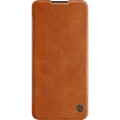 For Samsung Galaxy A23 4G NILLKIN QIN Series Crazy Horse Texture Leather Case(Brown)