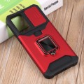 For Samsung Galaxy A33 5G Sliding Camera Cover Design PC + TPU Shockproof Phone Case(Red)