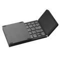 B089T Foldable Bluetooth Keyboard Rechargeable with Touchpad(Black)
