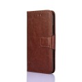 For Motorola Moto G22 Crystal Texture Leather Phone Case(Brown)