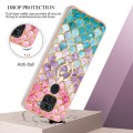 For Xiaomi Redmi Note 9 / Redmi 10X 4G Electroplating IMD TPU Phone Case with Ring(Colorful Scales)