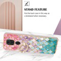 For Xiaomi Redmi Note 9 / Redmi 10X 4G Electroplating IMD TPU Phone Case with Ring(Colorful Scales)