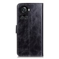 For OnePlus ACE/10R Retro Crazy Horse Texture Horizontal Flip Leather Phone Case(Black)