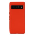 For Google Pixel 7 Pro Pure Color Liquid Silicone Shockproof Phone Case(Red)