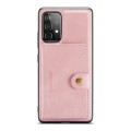 For Samsung Galaxy A32 4G JEEHOOD Retro Magnetic Detachable Leather Phone Case(Pink)