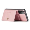 For Samsung Galaxy A32 4G JEEHOOD Retro Magnetic Detachable Leather Phone Case(Pink)