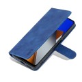 For Xiaomi Poco M4 Pro 4G AZNS Skin Feel Calf Texture Flip Leather Phone Case(Blue)