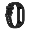For Garmin Smart 5 Solid Color Silicone Watch Band(Black)