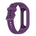 For Garmin Smart 5 Solid Color Silicone Watch Band(Purple)