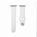Nail Silver Buckle Leather Watch Band For Apple Watch Ultra 49mm&Watch Ultra 2 49mm / Series 9&8&7 4