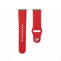 Nail Silver Buckle Leather Watch Band For Apple Watch Ultra 49mm&Watch Ultra 2 49mm / Series 9&8&7 4