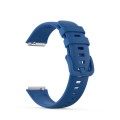 For Huawei Band 7 / Honor Band 7 Pure Color Silicone Watch Band(Sapphire Blue)