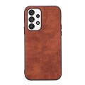 For Samsung Galaxy A53 5G Morocco Texture PU+TPU+PC Shockproof Phone Case(Brown)