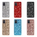 For Samsung Galaxy A73 Glitter Powder Shockproof TPU Phone Case(Silver)
