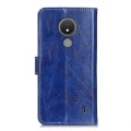 For Nokia C21 Retro Crazy Horse Texture Leather Phone Case(Blue)