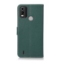 For Nokia C21 Plus Litchi Texture PU + TPU Horizontal Flip Leather Case(Green)