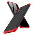 For Xiaomi Redmi Note 11 Pro 4G / 5G Global GKK Three Stage Splicing Full Coverage PC Case(Black Red