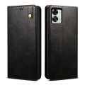 For OnePlus Nord 2T Oil Wax Crazy Horse Texture Leather Phone Case(Black)