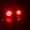 Z008 1 Pair 12V Modified Universal Motorcycle LED Turn Signal, Light Color:Red Light(Black)
