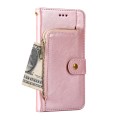 For OPPO Realme 9 Pro+/Realme 9 Pro Plus Zipper Bag Leather Phone Case(Rose Gold)