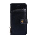For vivo X80 China Zipper Bag Leather Phone Case(Black)