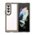 For Samsung Galaxy Z Fold4 5G Colorful Series Acrylic + TPU Phone Case(Transparent Grey)
