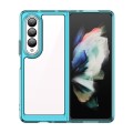 For Samsung Galaxy Z Fold4 5G Colorful Series Acrylic + TPU Phone Case(Transparent Blue)