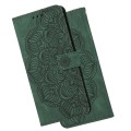 For Xiaomi Redmi Note 8 Mandala Embossed Flip Leather Phone Case(Green)