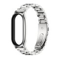 For Xiaomi Mi Band 7 / 7 NFC MIJOBS Three-Bead Metal Plus Stainless Steel Watch Band(Silver)