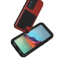 For Samsung Galaxy S22 Ultra 5G LOVE MEI Metal Shockproof Waterproof Dustproof Protective Phone Case