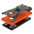 For Infinix Hot 12 Play Armor Bear Shockproof PC + TPU Phone Case(Orange)