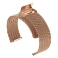 For ID205 / Willful SW021 19mm Stainless Steel Milanese Watch Band(Rose Gold)