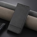 For vivo S18 AZNS Magnetic Calf Texture Leather Phone Case(Black)