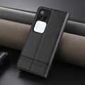 For vivo S18 Pro AZNS Magnetic Calf Texture Leather Phone Case(Black)