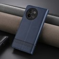 For vivo S18e AZNS Magnetic Calf Texture Leather Phone Case(Dark Blu)
