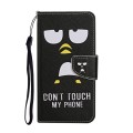 For Xiaomi 12 Lite Colored Drawing Pattern Flip Leather Phone Case(Penguin)
