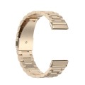 For Fitbit Versa 4/Sense 2/Versa 3/Sense 3 Beads Stainless Steel Watch Band(Champagne)