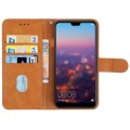 For Huawei P20 Leather Phone Case(Brown)