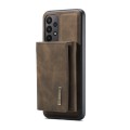 For Samsung Galaxy A23 5G DG.MING M1 Series 3-Fold Multi Card Wallet Phone Case(Coffee)