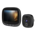 W2 4.3 inch Graffiti Color Screen WiFi Smart Wireless Video Doorbell(Black)
